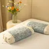 Almohada de algodón y lino de trigo sarraceno para soporte del cuello y ayuda para dormir, núcleo de almohada especial para adultos, paquete individual, modelo nuevo