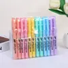 Papelería Fluorescente de Stock Listo del Fabricante, Plumas de Colores Base Agua, Ayudas para Marcar y Repasar de Estudiantes, Set de Plumas Fluorescentes en Bolsa