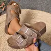 Sandalias Casuales Cómodas Retro de Punta Redonda para Mujer Tallas Grandes, Nuevo de Comercio Exterior Verano 2026, Se Pueden Usar al Aire Libre, Talla Única para la Mayoría