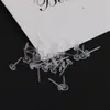 Plástico Transparente Pines Planos para Oreja Productos Semi-Terminados Pendientes Hechos a Mano DIY Tachuelas Decorativas Materiales para Joyería Pequeños Accesorios