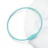 Llavero de Acero Inoxidable Chapado en Oro Real de 16 cm Pulsera de Acero de Titanio de Color Duradero Accesorios para Joyería Hecha a Mano DIY