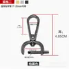 Hebilla de bolso accesorios cerradura de hardware hebilla de metal correa de bolso engrosada hebilla colgante hebilla de mochila hebilla de tornillo accesorios hebilla de bolso de cuero