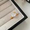 Anel de Gatinho Gato Prata Esterlina S925 Diamante Feminino Luxo Acessível Design de Nicho de Ponta Estilo Quente Xiaohongshu