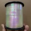 Cinta Láser Transfronteriza de 250 Yardas, Decoración de Atmósfera para Bodas, Cuerda de Lazo para Decoración de Fiestas de Cumpleaños, Borlas de Cinta para Globos