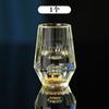 Copa de vino blanco con lámina de oro un juego de hogar corte Edo sub Copa de Cristal copa de vino pequeña dispensador de vino vino al por mayor