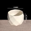 Macetas para Suculentas Macetas de Cerámica para Suculentas Macetas de Porcelana Blanca Macetas Simples Hechas a Mano Plantas Suculentas Flores Pequeñas Huaishai