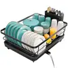 Estante de Almacenamiento de Cocina Transfronterizo Personalizado, Organizador de Platos, Escurridor de Fregadero de una Sola Capa, Estante de Almacenamiento Multifuncional para Vajilla