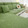 Funda de Sofá Universal Camelia de Cuatro Estaciones Cubierta Completa Elástica para Sofá Jacquard Terciopelo Antideslizante 2025 Tela Protectora Anti-Arañazos de Gato