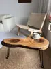 Mesa de Centro Plegable de Madera Maciza, Mesa Pequeña Simple para Balcón Exterior, Mesa Baja Tatami para Sala de Estar, Mesa de Centro para Balcón