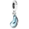 Panjia Dora Cuentas de Plata 925 Zapatillas Di Abeja Globo Azul Bádminton Colgante Accesorios Joyería de Plata con Cuentas