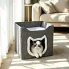 Nido para gatos de doble capa más vendido transfronterizo, cálido en invierno, semicerrado, extraíble y lavable, nido plegable para mascotas, venta al por mayor desde el fabricante