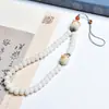 Anel Corrente Raiz de Bodhi Jade Verde Branco Natural Acessórios Lótus Gradiente Franja Acessórios para Carro Acessórios Pulseira de Rosário Dispersa Fio