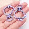 Cierre de Langosta de Aleación de Zinc Pintado con Spray de Colores Colgante DIY Hecho a Mano Llavero Clip para Perro Accesorios de Joyería