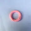 Hebilla de resorte de color, anillo de resorte de aleación de pintura de círculo abierto de metal, cadena para teléfono móvil, cadena para bolso, accesorios hechos a mano