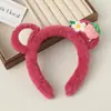 Nueva Diadema de Felpa de Dibujos Animados, Para Tomar Fotos de Niña en Parque de Atracciones, Pasador Lindo, Pinza Dulce para el Cabello, Diadema para Maquillaje y Lavado de Cara