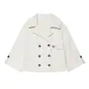 Z Estilo Europeo y Americano Transfronterizo 2026 Nueva Moda Elegante Amazon Ropa de Mujer al por Mayor Abrigo Corto Abotonado 2634887