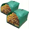Bolsas de Basura, Bolsas de Hoja de PP, Bolsas para Hojas con Recogedor Semi-Circular, Recogedores de Basura, Bolsas de Almacenamiento Variadas Plegables Redondas de Gran Capacidad