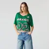 Camiseta de Manga Curta com Nova Estampa de Letras Estilo Europeu e Americano Design em Malha para Mulheres, Nova Camiseta de Manga Curta Y2K Feminina 2026