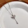 Estilo Novo de Verão Cor-livre Coração de Cupido Aço Titânio Colar Feminino Alta Qualidade Luxo Leve Anjo Pingente Nicho Senso de Design