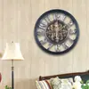 Reloj de pared de explosiones estilo retro industrial estilo europeo personalidad cafetería reloj de cuarzo pared colgante de pared reloj al por mayor