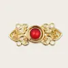 Botones de Presión Metálicos para Hanfu, Botones Cosidos a Mano Estilo Chino, Botones para Cuello de Chal Hanfu Dinastía Song, Botones para Ceñir la Cintura
