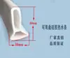 Barreira de água para banheiro, box de chuveiro, protetor de água para vaso sanitário, piso autoadesivo de silicone, novo tipo de fita de vedação à prova d'água