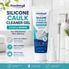 KineShineX Creme de Limpeza para Selante de Silicone 60g Pasta Branca para Pias de Cozinha, Janelas e Trailers