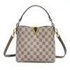 Bolso de Mujer Estilo Transfronterizo 2026 Nuevo Invierno Estampado Retro Bolso Cubo Versátil Moda Lujo Ligero Bolso de Hombro Cruzado