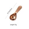Cuchara Medidora de Café de Acero Inoxidable Herramienta para Hornear 15ml 30ml Mango Corto Cuchara para Leche en Polvo Cuchara de Té para el Hogar con Cuchara Medidora Graduada