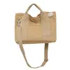 Bolsa de Mano Casual Simple Estilo Coreano Moda Resistente al Desgaste Versátil Bolso de Hombro Único Gran Capacidad Bolso Cruzado de Lona para Mujer