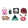 Mochila Escolar de Moda Señal de Goma Sello Blando de PVC Sello de Goma Blanda Marca de Silicona Insignia de Velcro Marca de Plástico Pequeña Cantidad