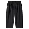 Pantalones Casuales Deportivos de Verano para Hombre, Shorts de Playa Elásticos en Cuatro Direcciones, Pantalones Cropped Elásticos de Pierna Recta, Pantalones de Fitness Deportivos para Exteriores