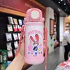 Taza Aislada de Zootopia para Niños, Taza de Agua Portátil Linda con Popote para Estudiantes, Taza de Doble Uso de Acero Inoxidable para Deportes al Aire Libre