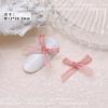 Nuevos accesorios de lazo de tela de malla para uñas, celebridades de Internet japonesas y coreanas, encaje hecho a mano, organza, decoración de uñas al por mayor