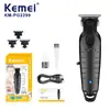 Kemei Máquina de Cortar Cabelo Transfronteiriça Km-2299 Lâmina Metalurgia do Pó Máquina de Cortar Cabelo Cabeça de Óleo Profissional Salão de Cabeleireiro Máquina de Cortar Cabelo Elétrica