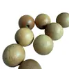 Madera de Haya Europea 5 Puntas Color Natural Brillante Manija de Bola de Madera de Agujero Único Accesorios de Ferretería para Puertas de Gabinete Cajones con Inserto Roscado M4