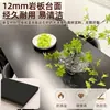 Mesa de jantar preta simples, acabamento fosco, adequada para apartamentos pequenos, uma mesa de jantar elegante e estilosa para uso doméstico