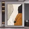 Pintura Decorativa Moderna de Entrada de Luxo Leve Mural para Parede de Fundo de Sofá na Sala de Estar Arte Abstrata Pintura Grande de Chão para Pendurar em Casa