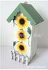Casa de Pájaros de Madera Habitación para Pájaros Habitación para Pájaros Pequeños Nido de Pájaros de Madera Comedero para Pájaros de Madera Habitación para Pájaros Decorativa para Exterior