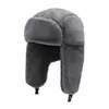 Gorro Lei Feng de Invierno para Mujer para Ciclismo al Aire Libre a Prueba de Frío y Cálido con Protección para los Oídos Forrado de Vellón y Engrosado Gorro de Algodón del Noreste para Hombre al Por Mayor