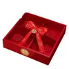 Parto Prematuro Combinação de Frutas Secas Cama de Casamento Prensagem Ornaments Molde Prato de Frutas Suprimentos de Noivado Caixa de Frutas Secas Quatro-Palácios