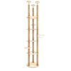 Serie Tongtianzhu Marco para Gatos de Madera Maciza Elevado Árbol para Gatos Grande Cápsula Espacial Nido para Gatos Plataforma para Saltar para Gatos Venta al por Mayor Integrada