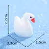 Adornos de resina de cisne blanco, micropaisaje, suculentas, jardinería, decoración, accesorios de escritorio, pequeños adornos, manualidades, regalos creativos