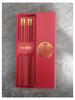 Palitos de Casamento Felicidade Dupla Festivos High-End Conjunto de Caixa de Presente Palitos de Casal Lembrança Presente de Agradecimento Suprimentos de Casamento Palitos de Felicidade Dupla