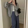 Tiro real 26 Otoño Nuevo Coreano Dongdaemun Ropa de Mujer Casual Sudadera con Capucha Chaqueta para Ir al Trabajo