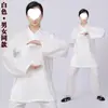 Ropa Taoísta de Verano Wudang para Mujer, Ropa Taoísta para Hombre, Cuello Taoísta, Túnica Taoísta de Tres Claros, Ropa Elegante de Práctica, Ropa para Laicos de Meditación Zen