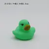 Brinquedo de água para crianças pequeno pato amarelo cor Mini patinho vinil borracha macia apertar fazer barulho patinho pequeno brinquedo de banho