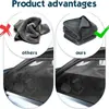 Toalha de Microfibra para Limpeza de Carros, 600g, Torcida, Espessada, Borda Costurada, para Lavagem de Carros e Absorção de Água