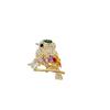 Broche de pájaro urraca de alta gama, nicho de alta gama, lindo ramillete, temperamento, alfiler antiluz, accesorios de ropa