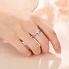 Anillo de Pareja Mobius Moda Simple Anillo de Dedo Comida Viva Regalo del Día de San Valentín Anillo de Pareja Amoroso